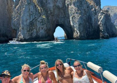 american friends during Capri private boat tour