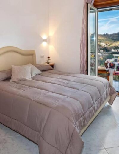 matrimonial room with panoramic balcony