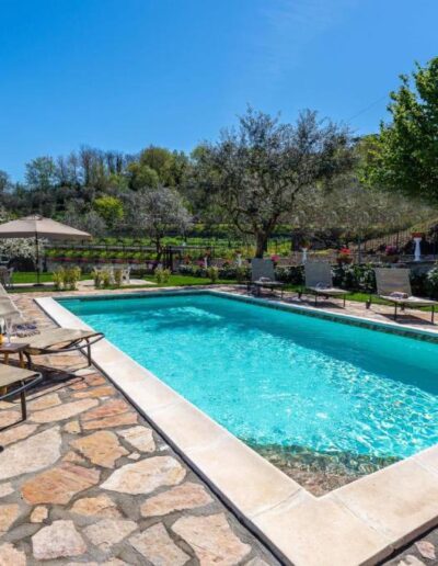 swimming pool and solarium, Amalfi Coast holiday home Il Tiglio